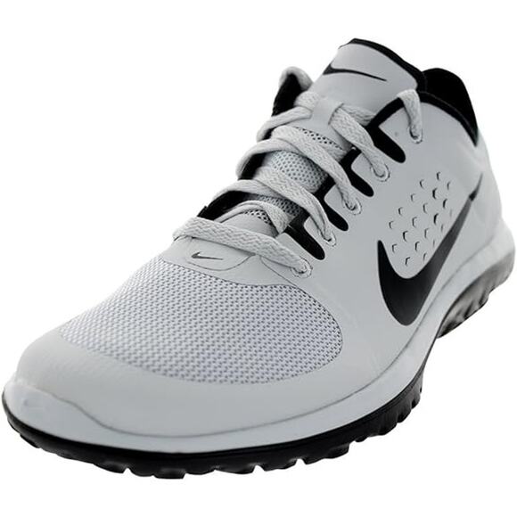 Nike Mens Free Style Lite Run Sneakers Lightweight White Black Size 11.5 - Picture 2 of 12